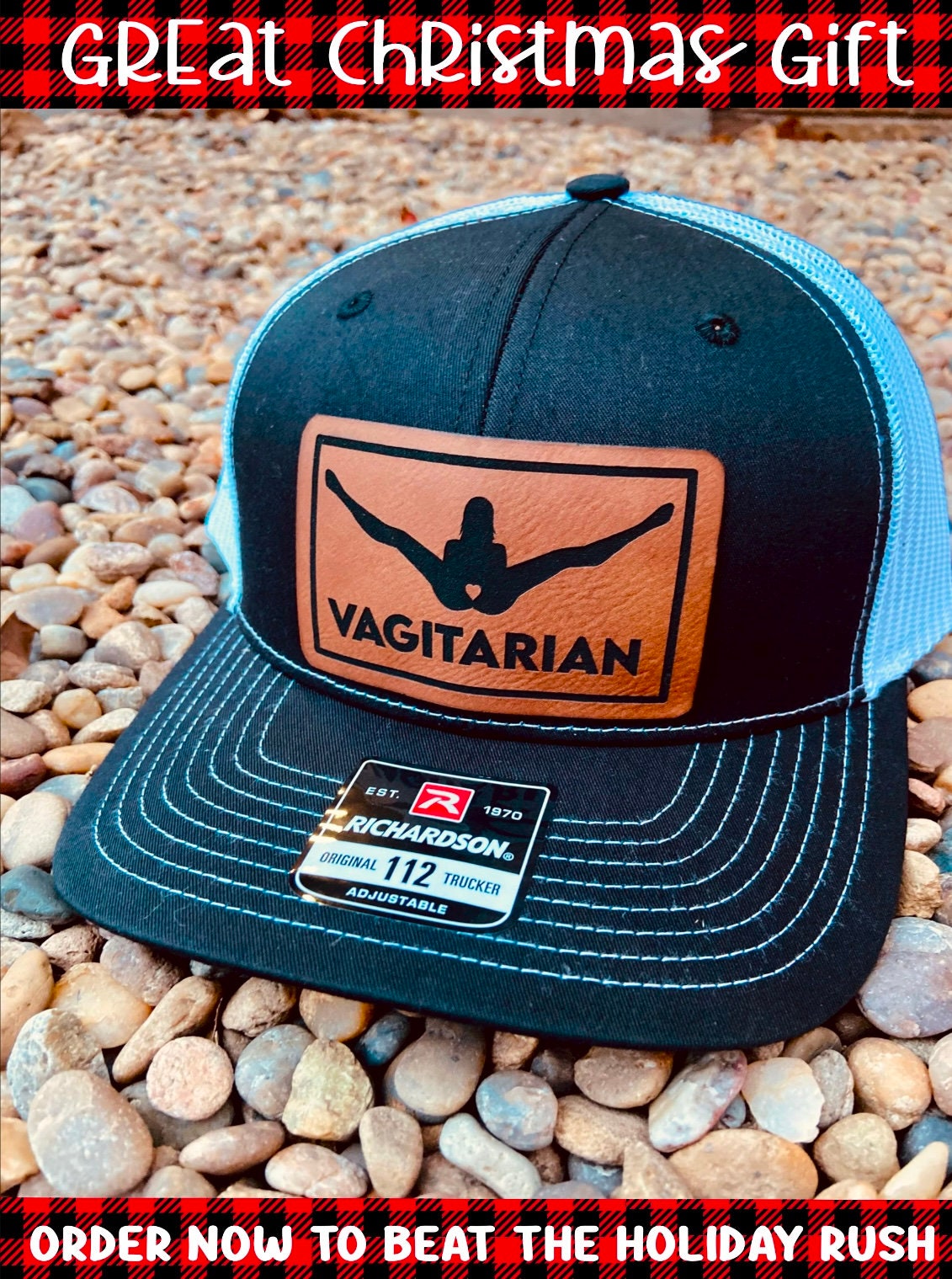Vagatarian Hat, Dark Humor Hat, Dirty Hat, Butt Hat, Big Butt Hat