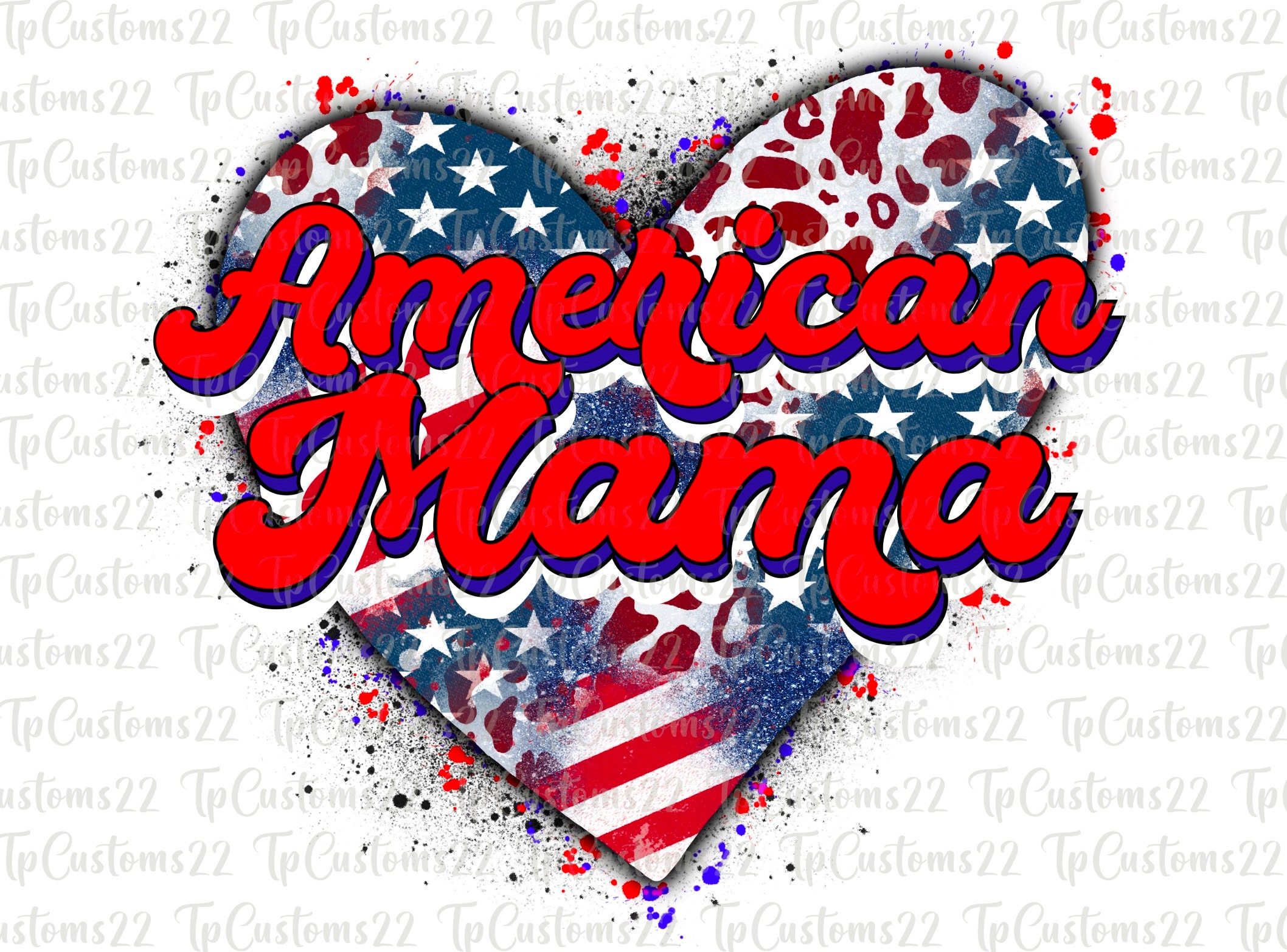 American Mama PNG, 4th of July Mom Png, Mama PNG, Mom Patriotic Png ...