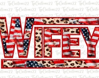 Leopard 4th of July WIfey PNG, Checkered png, White wifey png, Badass Mom png, wifey PNG, wife SVG png, sublimation Design