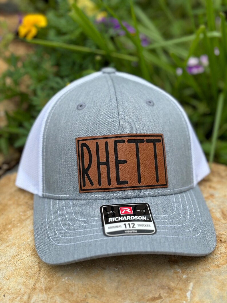 Rhett Lettering Kids Name Personalized Hat, Kids Hat, Personalized Boys Hat, Youth ...