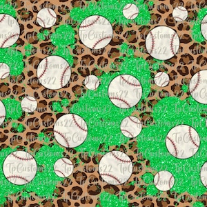 Sports Digital Paper, Sports Tumbler Wrap, Seamless Pattern Digital Paper Png, Printable Football Papers,  Softball Png, Sports Png