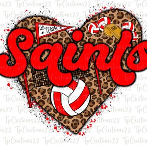 Saints Volleyball PNG, Pallavolo Png, Red Saints, Maglia da calcio, Maglia da pallavolo, Spirito di squadra, Sublimazione, Pallavolo png
