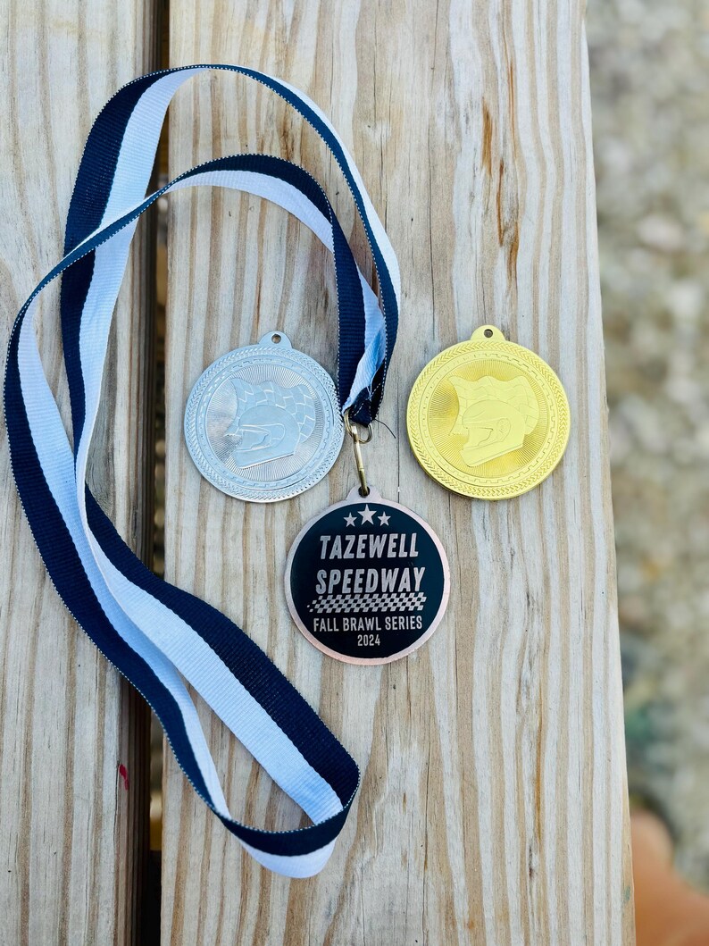 Racing Award Medals, Personalized Racing Award, Speedway Series Award ...