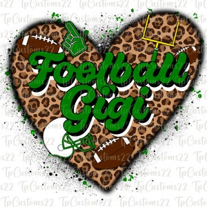 Retro Leopard Football Gigi PNG Sublimation Design, Football Gigi Sub, Sports Png, Football Png, Football Shirt SVG Downloads