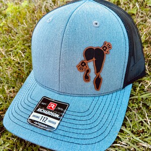 Dump Truck Booty Hat, Dark Humor Hat, Dirty Hat, Butt Hat, Big Butt Hat, Big Booty humor, Leather Patch Hat, Richardson 112, SnapBack,