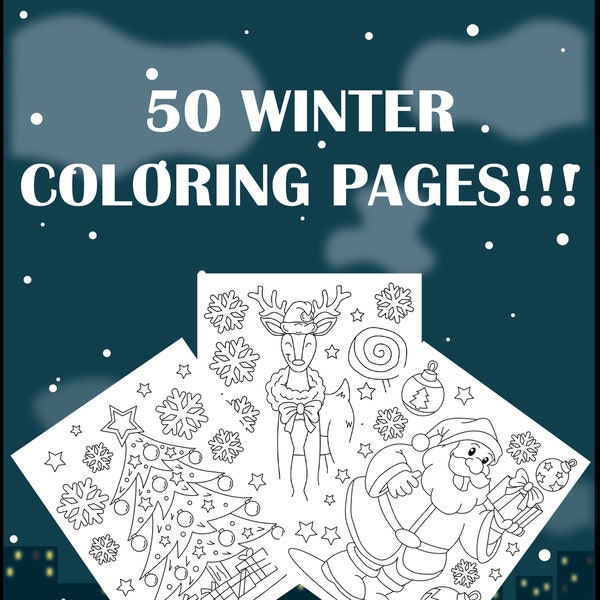 Christmas Coloring Pages for Kids, Christmas Coloring Book, Christmas Color Printable, Xmas Printables for kids, Christmas Coloring Sheets