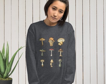 Pilz-Sweatshirt: Cottagecore Pilz-Sweatshirt
