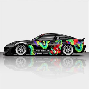 Protector Drift Livery Design - Car Wrap, Motorsport Livery, Drift Livery Design Digital File