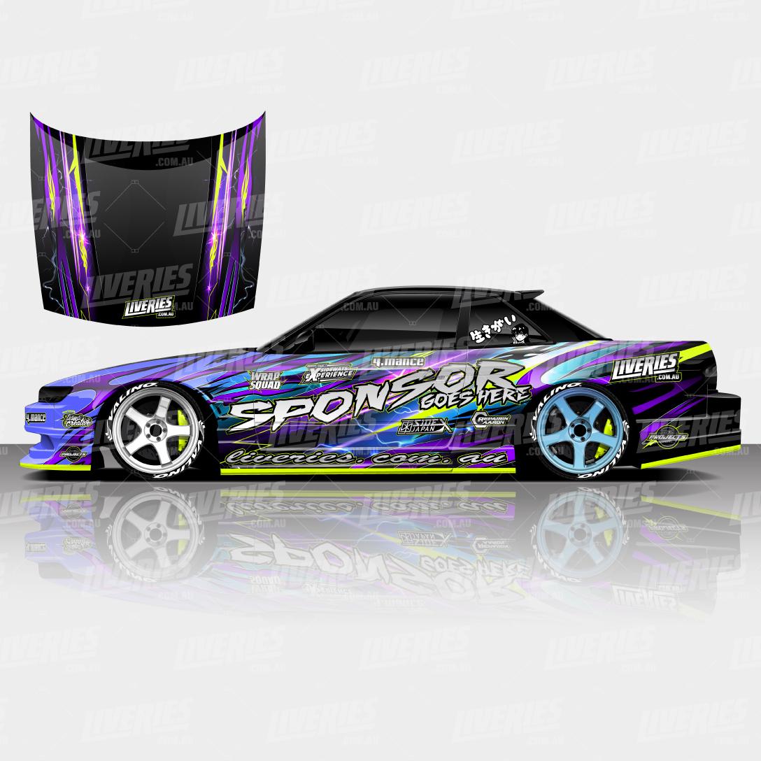 Ikigai Original Drift Livery Design - Digital File, Motorsport