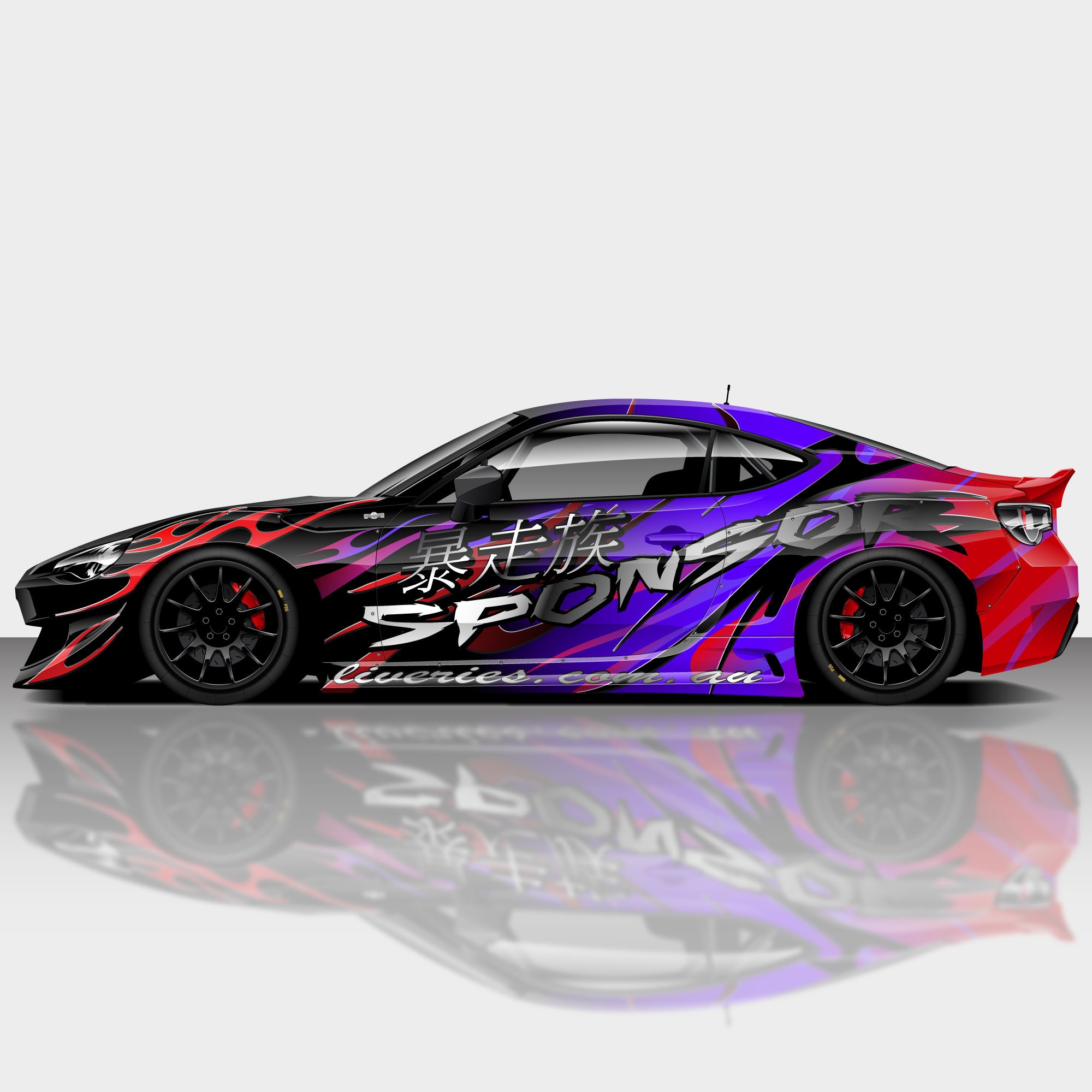 design a drift car livery