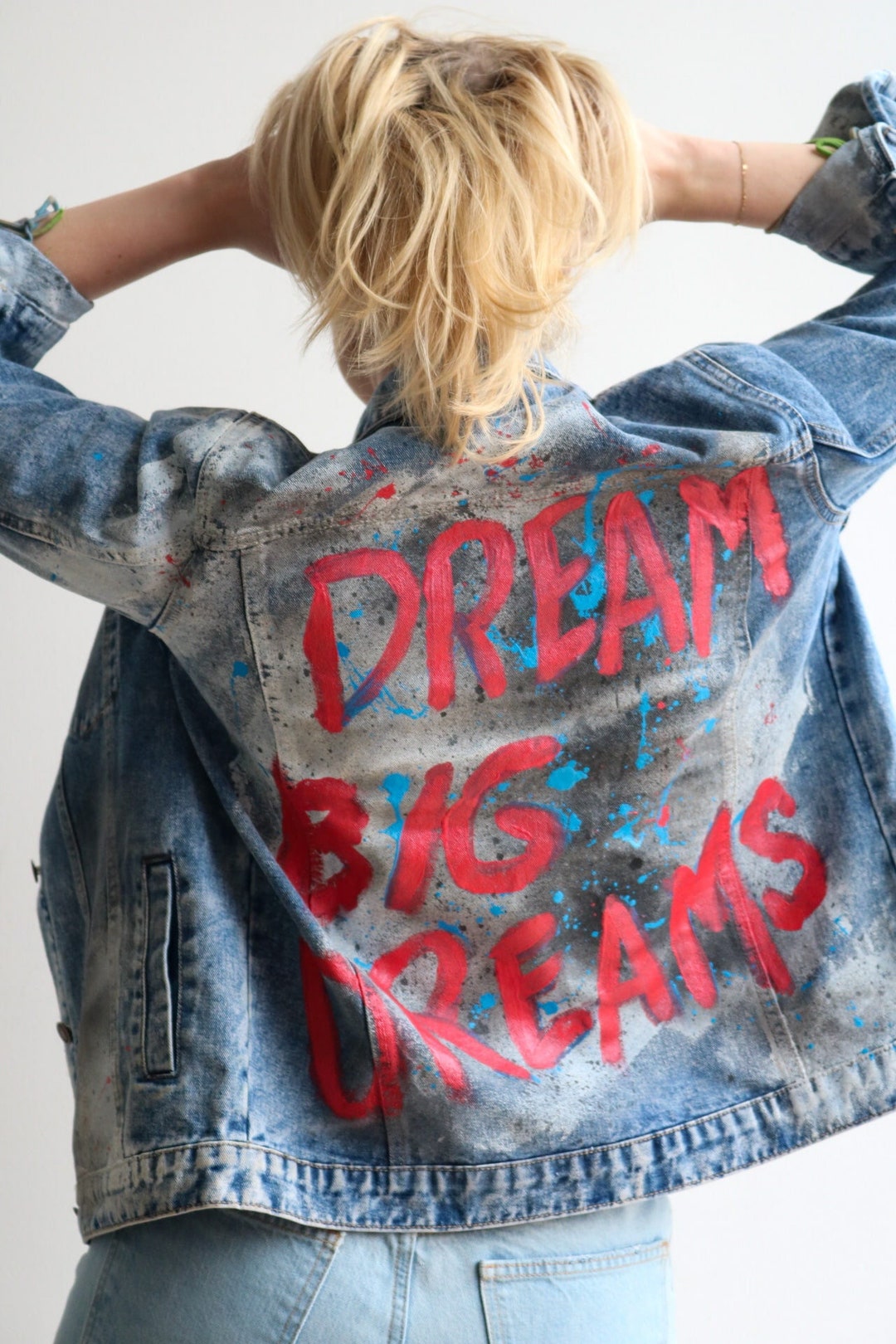 Jean jacket spray best sale paint