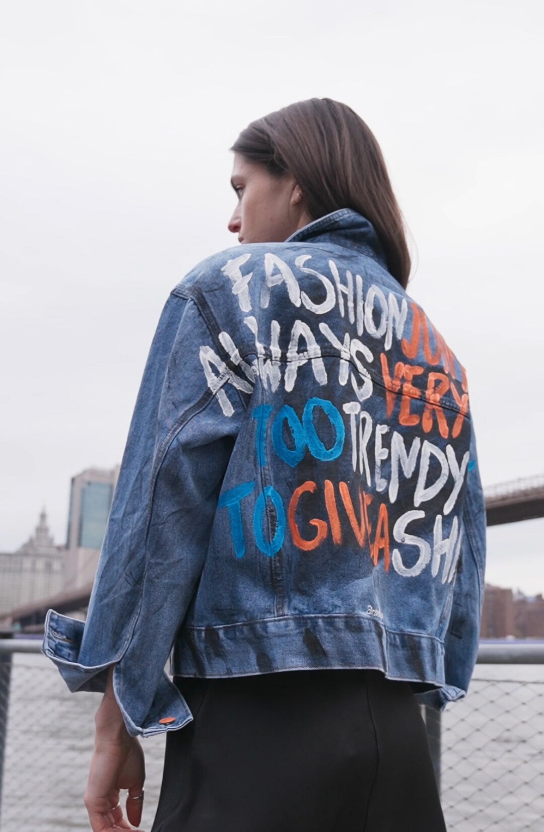 Hand Painted Jean Jacket for Fashion Junkies, Women's Unique