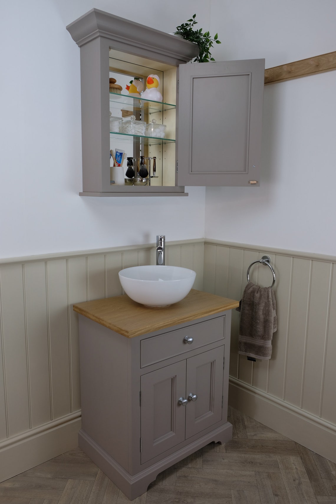 Traditional Bathroom Vanity Unit Sink Included Bathroom Etsy UK