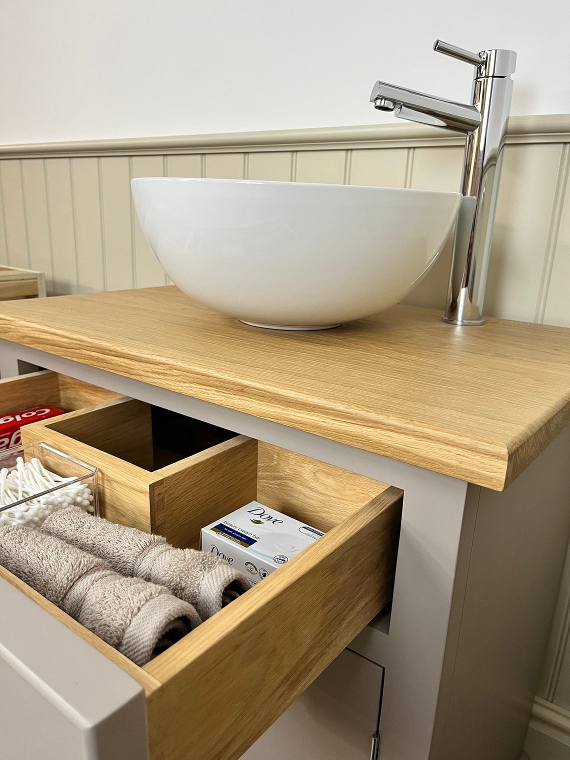 Traditional Bathroom Vanity Unit Sink Included Bathroom Sink Unit Wash ...