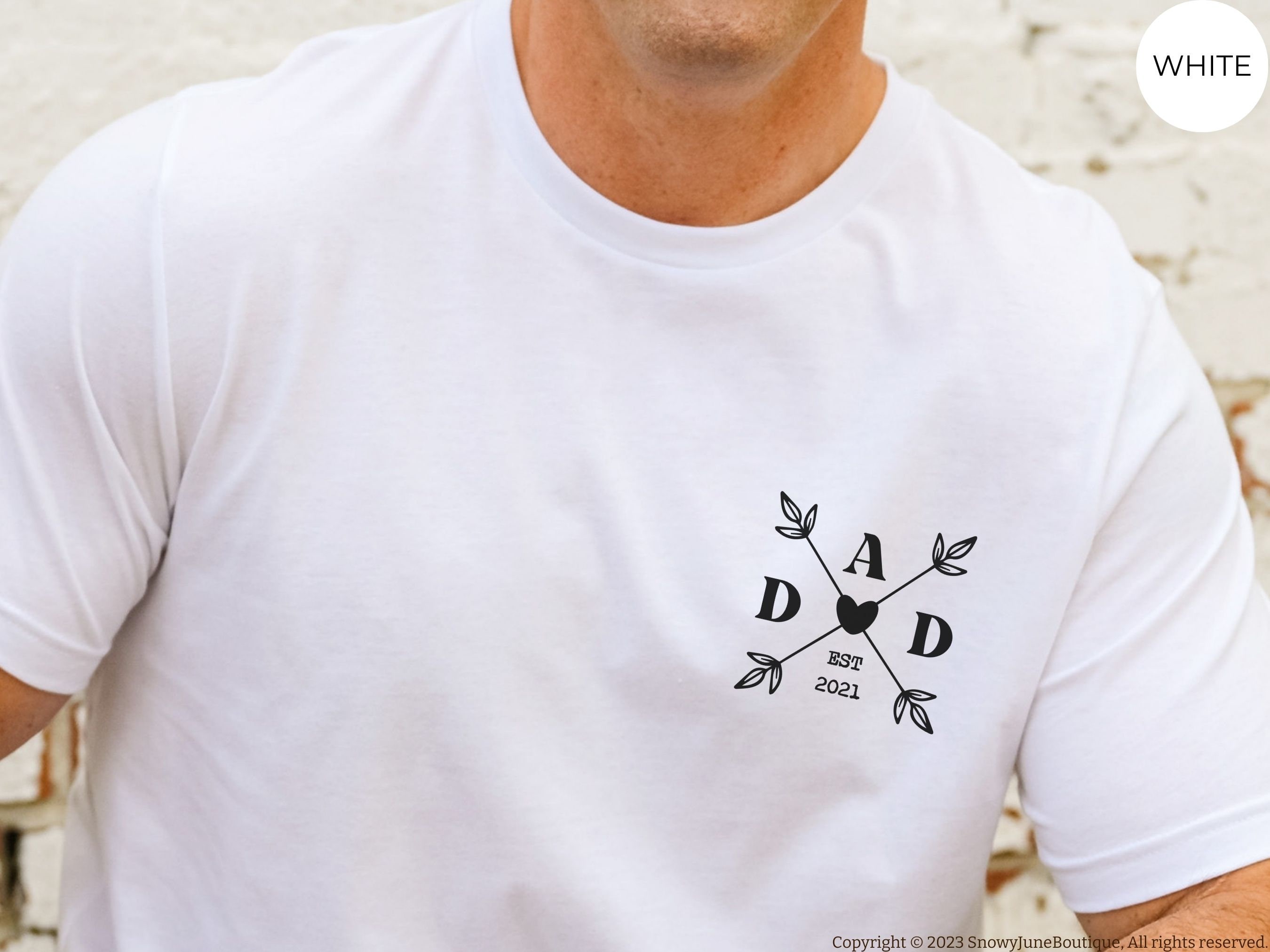 Father s Day Custom Dad T shirt Personalized EST Fathers Day Shirt father-s-day-custom-dad-t-shirt-personalized-est-fathers-day-shirt