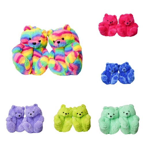 teddy bear slippers