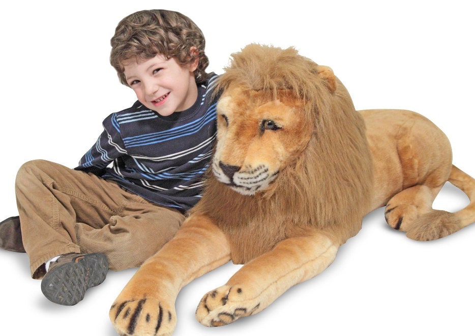 life size lion teddy