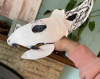 Cardboard Dragon Puppet commissions!