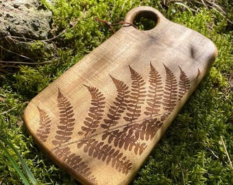 Fern Print Wood Board