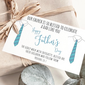 DIGITAL Kirche glücklich Vatertag Geschenk Anhänger Geschenk für Väter am Vatertag Karte für Papa Kirche Geschenk druckbare Download Massenbevorzugung