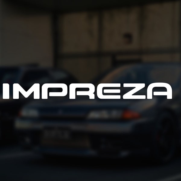 Subaru Impreza Car Sticker, Mug, Window, Windshield, Matte or Glossy