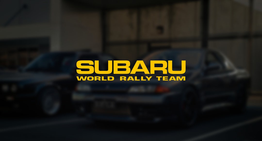 Subaru Forester Rally Sticker Subaru World Rally Team Decal, Sticker, Car Window, Water Bottle, Die ...