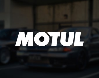 Motul Decal, Sticker, Car Window, Water Bottle, Die Cut, Waterproof