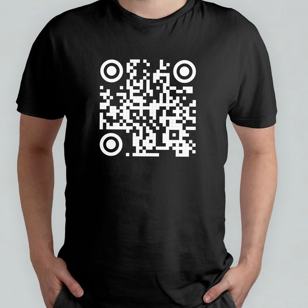 Qr Code Shirt Etsy