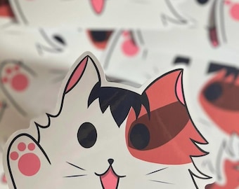 Zuko Cat ATLA Peeker Sticker | Waterproof Sticker | Cars, Laptops, Waterbottles, Notebooks