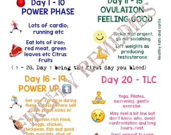 Monthly Cycle Chart For Teenage Girl, PMS Chart For Girls 28 Day Cycle, Understanding My Hormones Chart, Period Chart For Teenagers, PMS Cyc