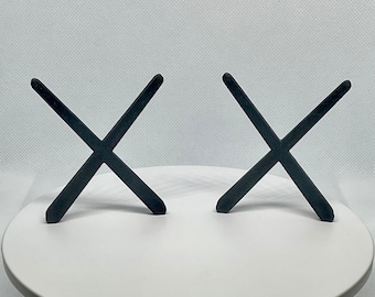 Modern XX Sculpture | Minimalist Desk Decor | 3D Printed Streetwear Art | Hype Home Decoration