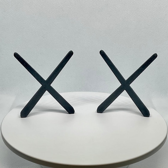 Modern XX Sculpture | Minimalist Desk Decor | 3D Printed Streetwear Art | Hype Home Decoration