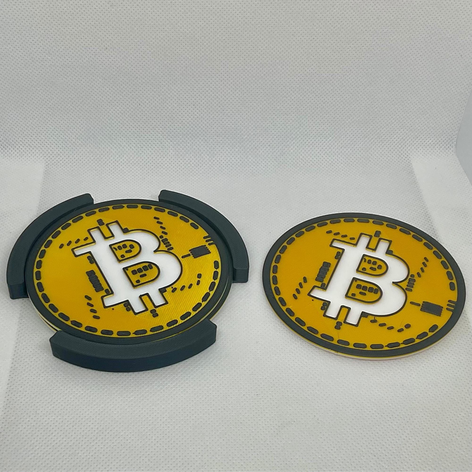 Bitcoin coaster - Etsy 日本