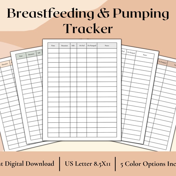 Newborn Breastfeeding Schedule - Etsy