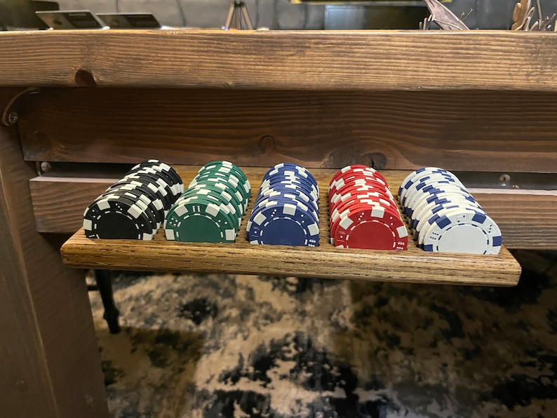 The Gambler. Poker Chip Holder for Your Board Game Table Etsy