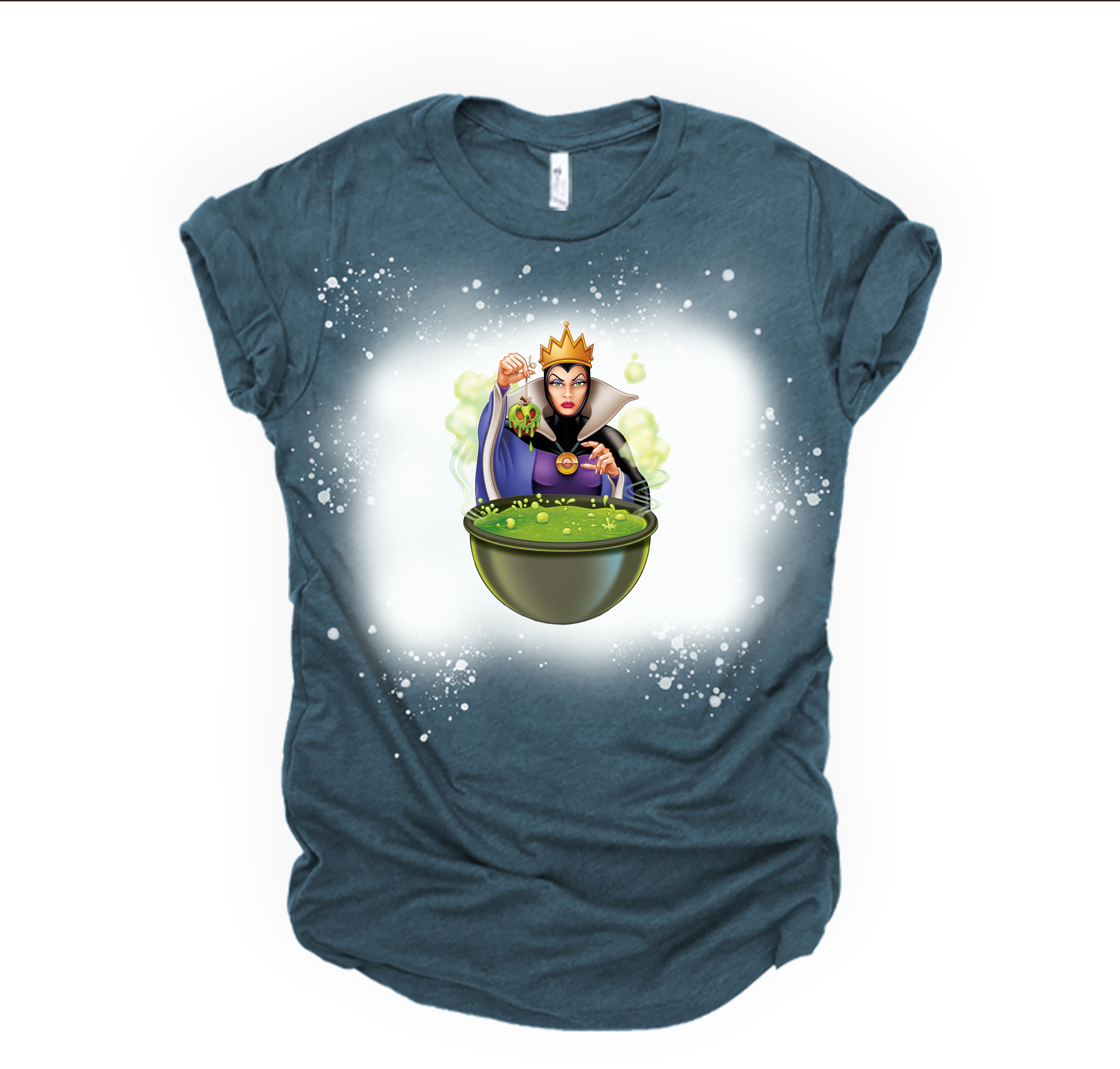 Evil Queen Sublimation T Shirt Evil Queen Tshirt Disney Evil Etsy