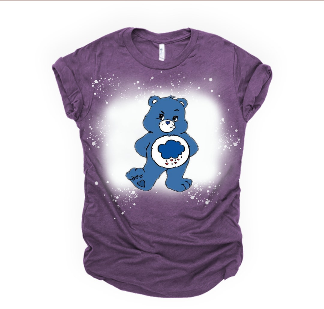 Grumpy Bear Care Bear Sublimation T Shirt, Grumpy Bear Care Bear Tshirt, Sublimated Tshirt
