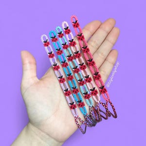 Ladybug Friendship Bracelet: Adjustable Chain