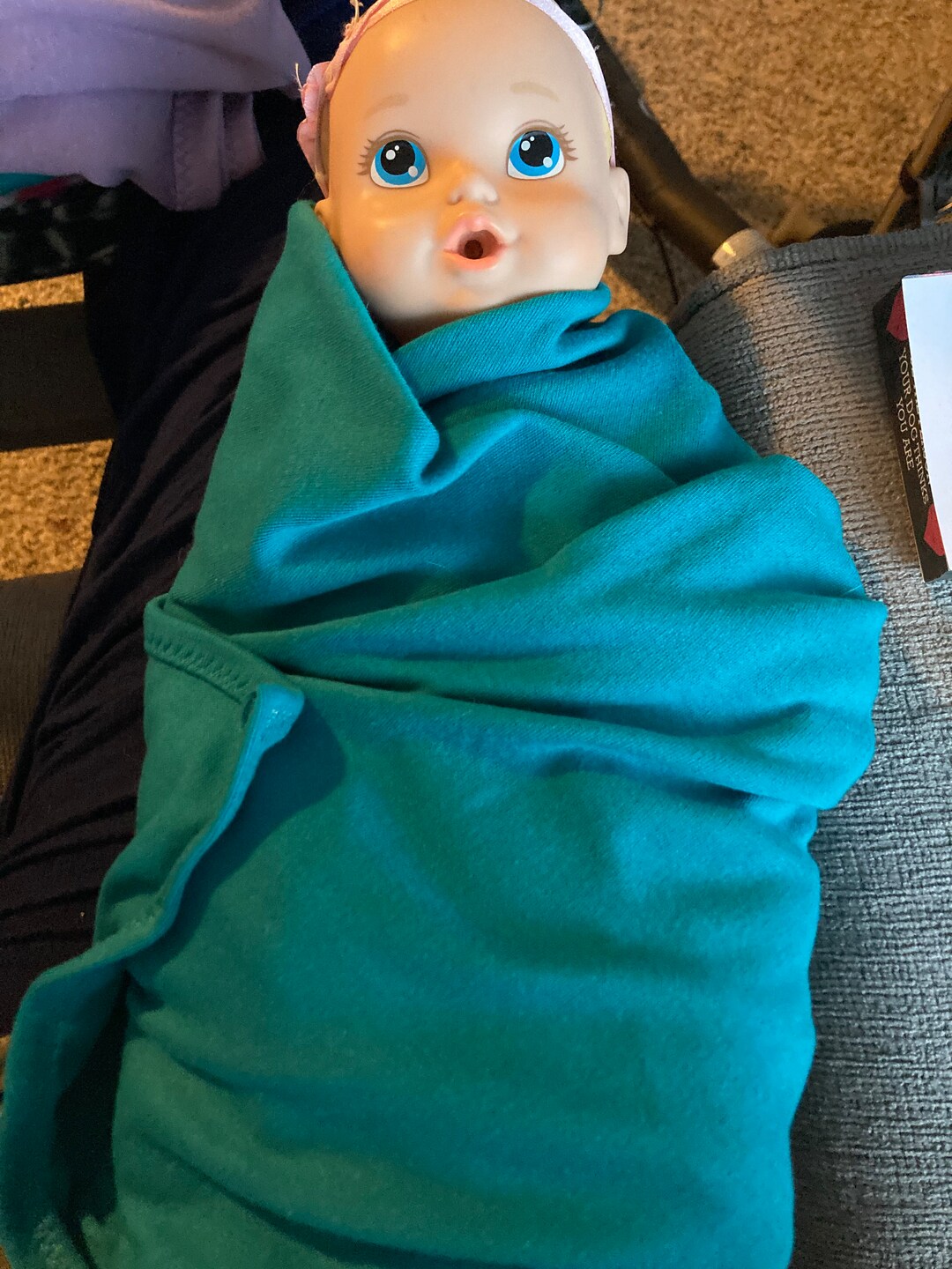 Homemade Knit Baby Blanket Etsy