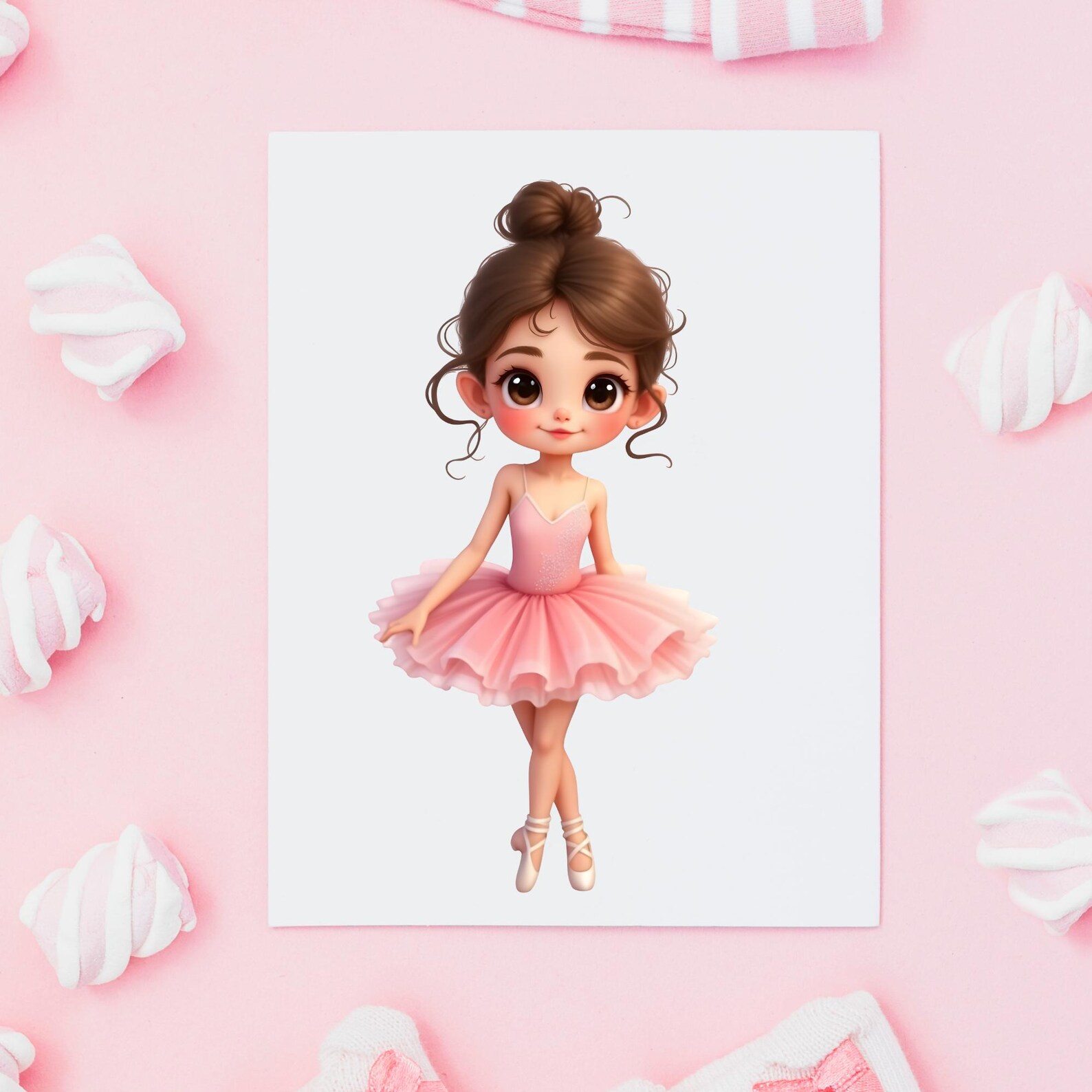 Little Ballerina: Watercolor Clipart - Etsy