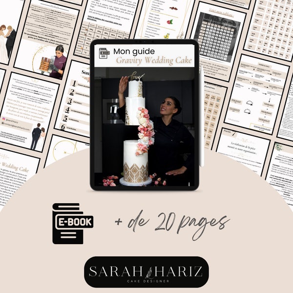 Votre Guide Complet pour Maîtriser l'Art du Wedding Cake - Recettes, Tarification, Astuces, Matériel, Organisation et Vente Inclus"...