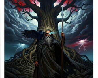 Odin's Eye 12" x 12" Enhanced Matte Print