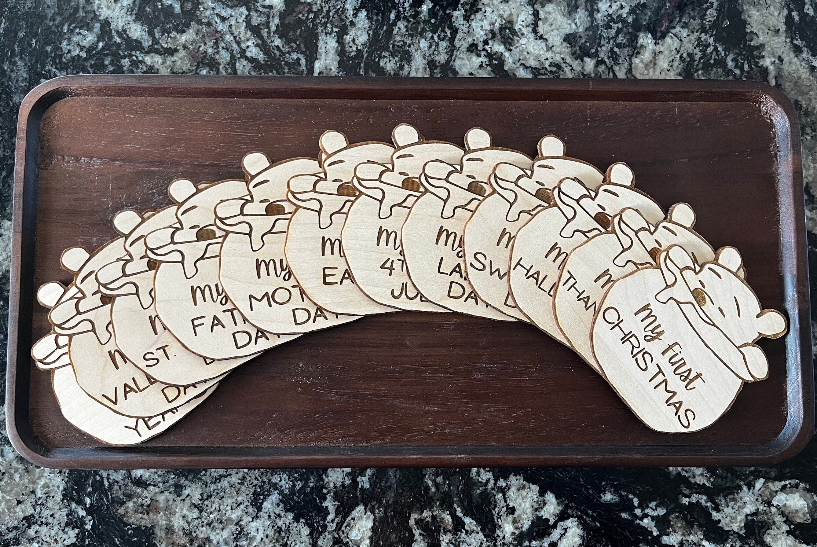 Winnie the Pooh Baby's First Holiday Milestones Special Etsy