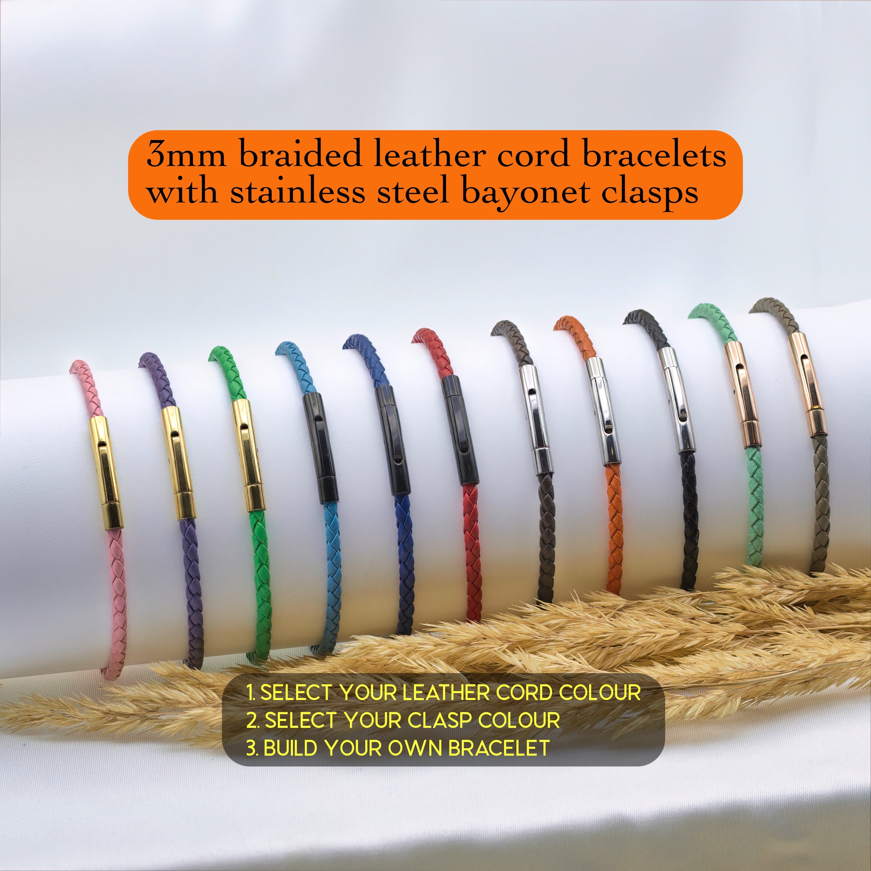 Personalised cord shop bracelet