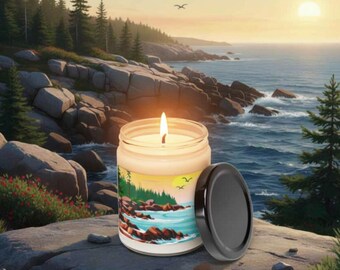 Maine Coast Scented Soy Candle, 9oz
