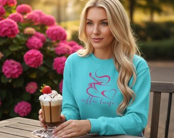 Coffee Time Sweatshirt: Comfort Farben Unisex Shirt