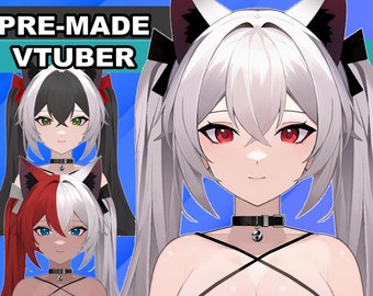 既製のVtuber - 色カスタマイズ可能、6つのトグルスイッチ、7