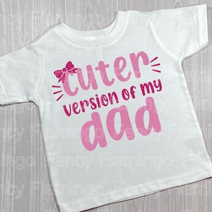 Niedlichere Version von My Dad Digital Download für Silhouette, Cricut, PNG, JPEG