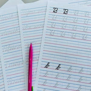 Printable Cursive Handwriting Worksheets for Cursive Practice Book Elementary Cursive Handwriting