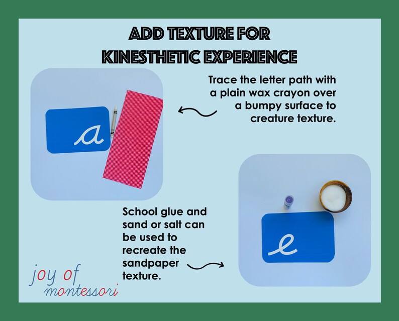 Lowercase Cursive Sandpaper Digraphs, DIY Sandpaper Digraphs ...